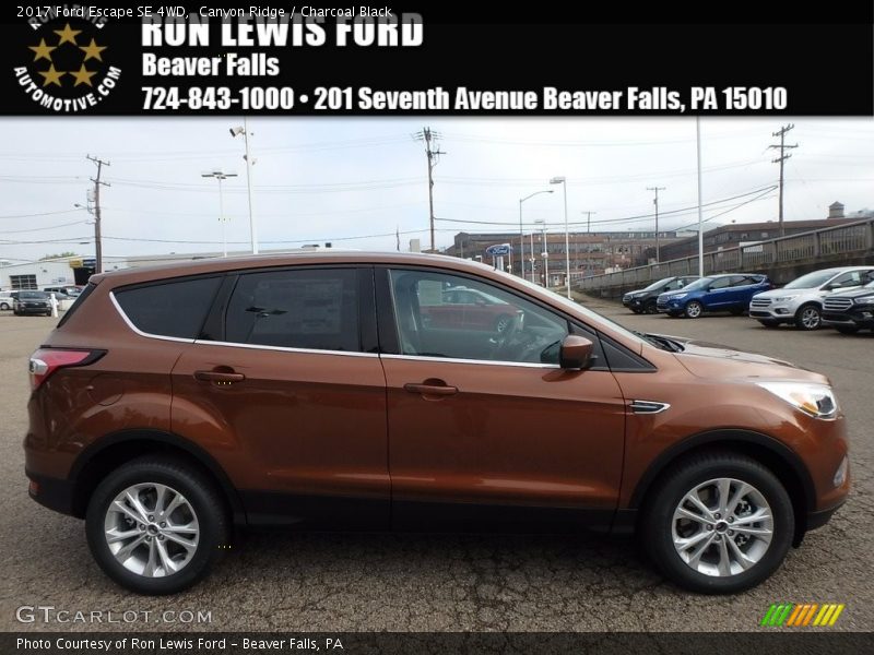 Canyon Ridge / Charcoal Black 2017 Ford Escape SE 4WD