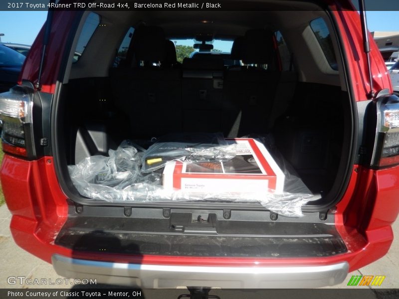 Barcelona Red Metallic / Black 2017 Toyota 4Runner TRD Off-Road 4x4