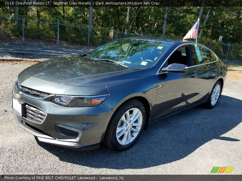 Nightfall Gray Metallic / Dark Atmosphere/Medium Ash Gray 2016 Chevrolet Malibu LT