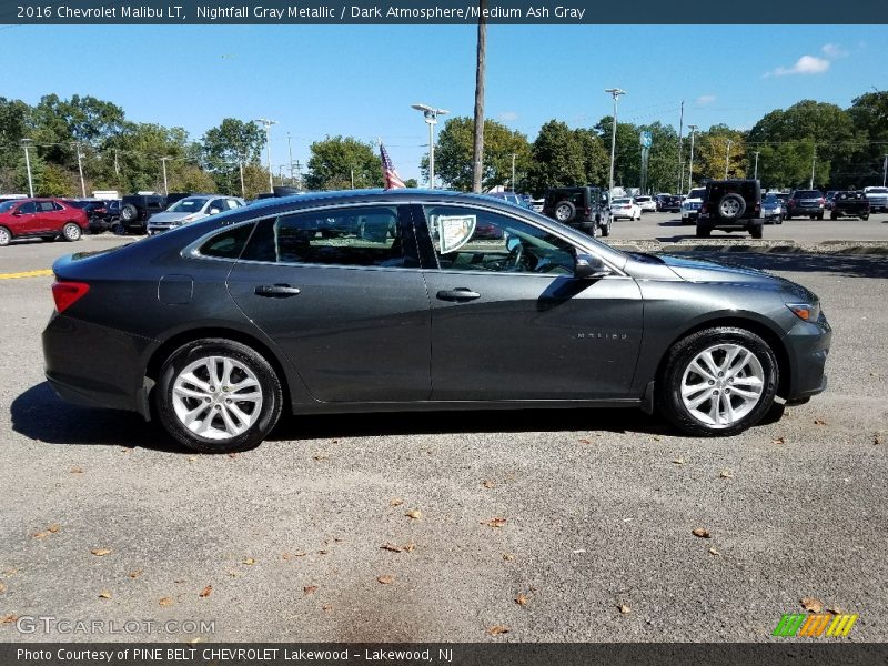 Nightfall Gray Metallic / Dark Atmosphere/Medium Ash Gray 2016 Chevrolet Malibu LT