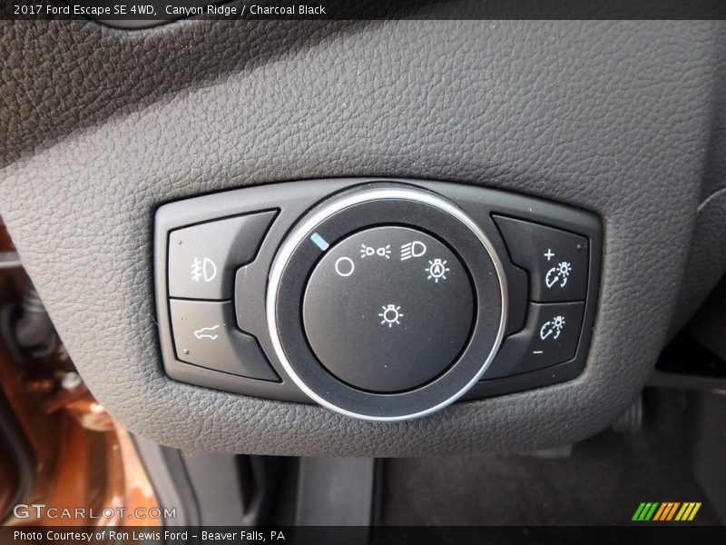 Canyon Ridge / Charcoal Black 2017 Ford Escape SE 4WD