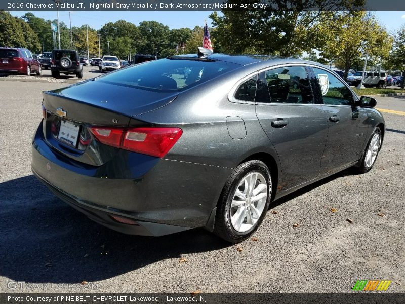 Nightfall Gray Metallic / Dark Atmosphere/Medium Ash Gray 2016 Chevrolet Malibu LT