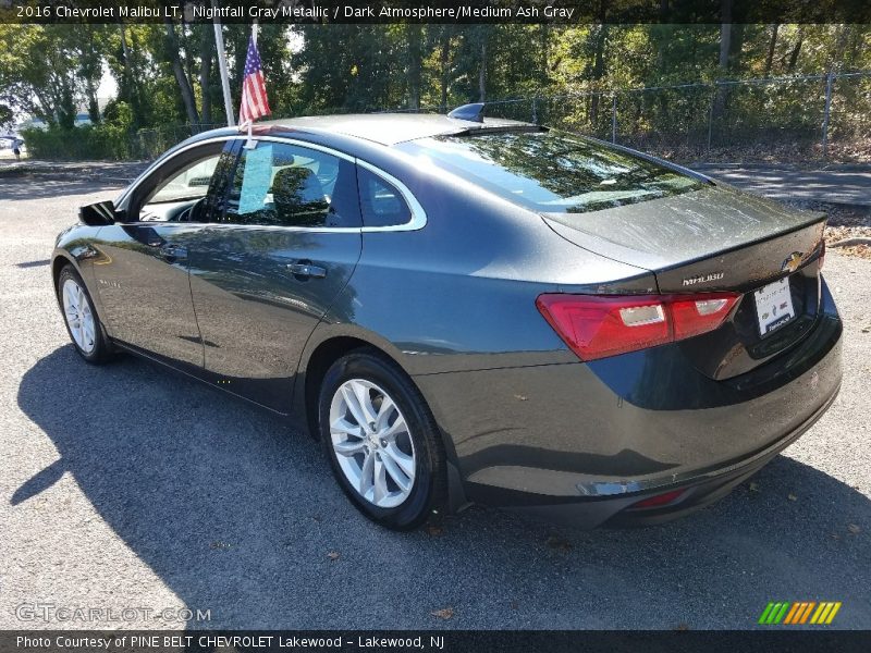 Nightfall Gray Metallic / Dark Atmosphere/Medium Ash Gray 2016 Chevrolet Malibu LT