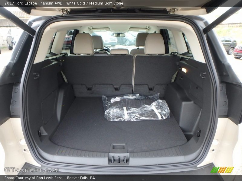 White Gold / Medium Light Stone 2017 Ford Escape Titanium 4WD