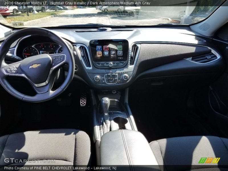 Nightfall Gray Metallic / Dark Atmosphere/Medium Ash Gray 2016 Chevrolet Malibu LT