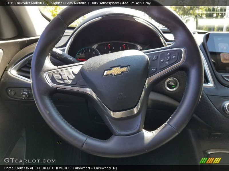 Nightfall Gray Metallic / Dark Atmosphere/Medium Ash Gray 2016 Chevrolet Malibu LT