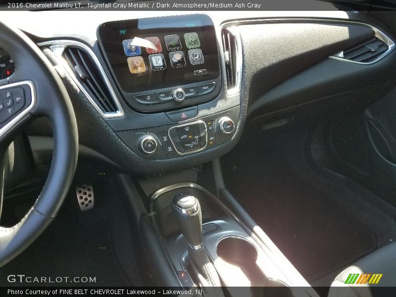 Nightfall Gray Metallic / Dark Atmosphere/Medium Ash Gray 2016 Chevrolet Malibu LT