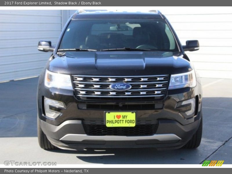 Shadow Black / Ebony Black 2017 Ford Explorer Limited