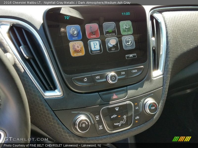 Nightfall Gray Metallic / Dark Atmosphere/Medium Ash Gray 2016 Chevrolet Malibu LT
