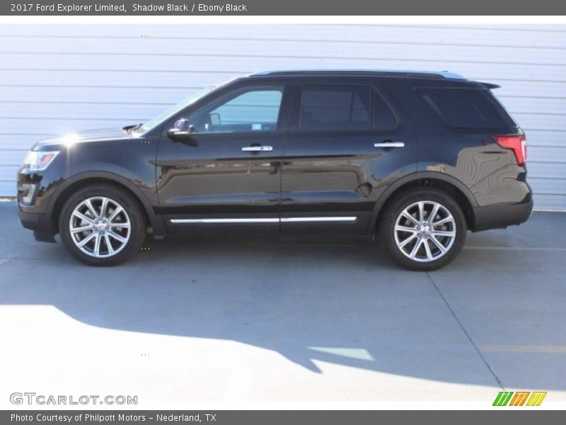 Shadow Black / Ebony Black 2017 Ford Explorer Limited