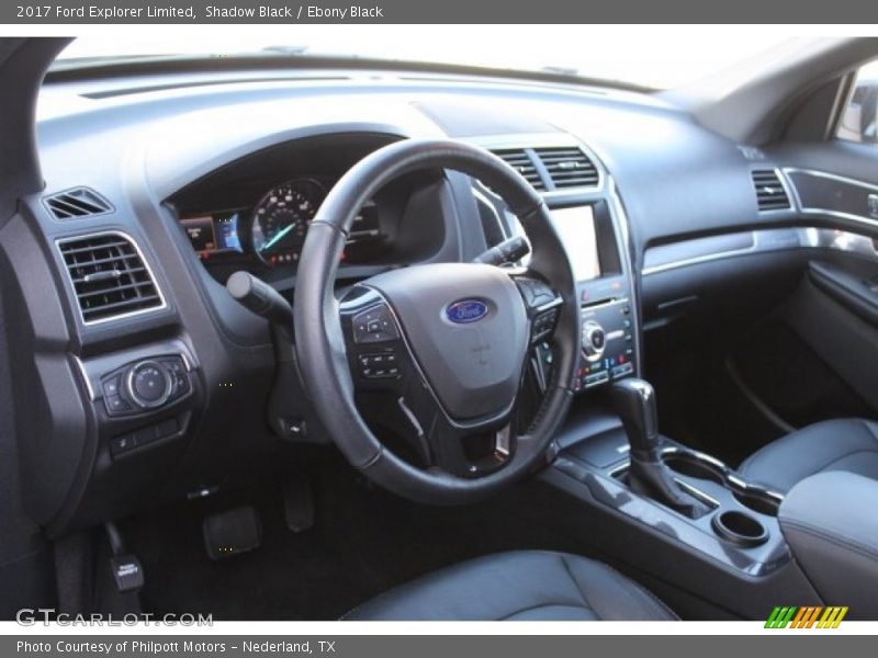 Shadow Black / Ebony Black 2017 Ford Explorer Limited