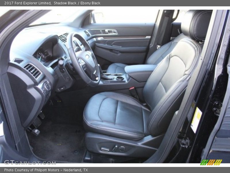 Shadow Black / Ebony Black 2017 Ford Explorer Limited