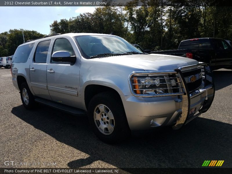 Silver Ice Metallic / Ebony 2012 Chevrolet Suburban LT 4x4