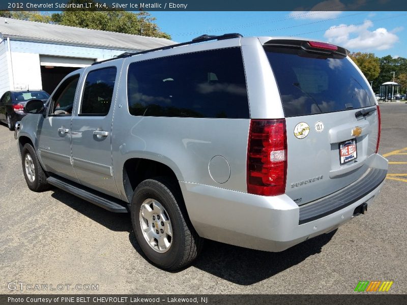 Silver Ice Metallic / Ebony 2012 Chevrolet Suburban LT 4x4