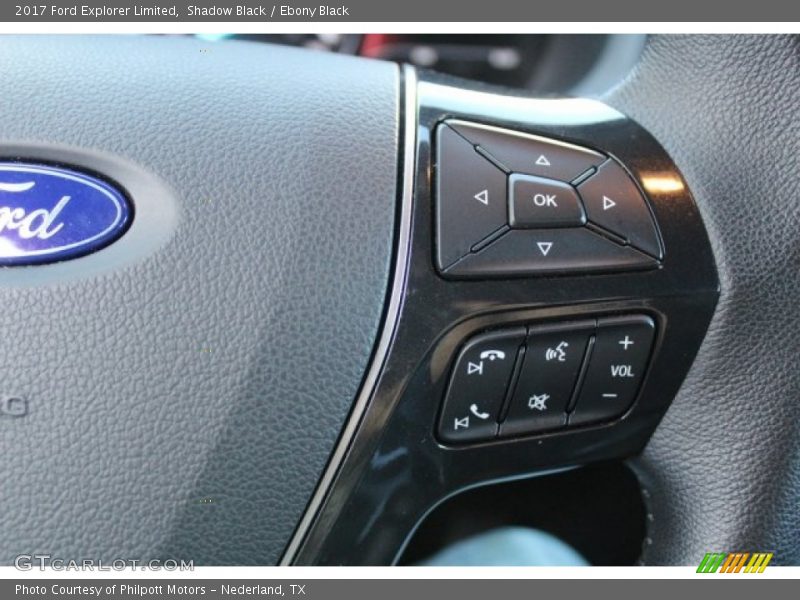 Shadow Black / Ebony Black 2017 Ford Explorer Limited