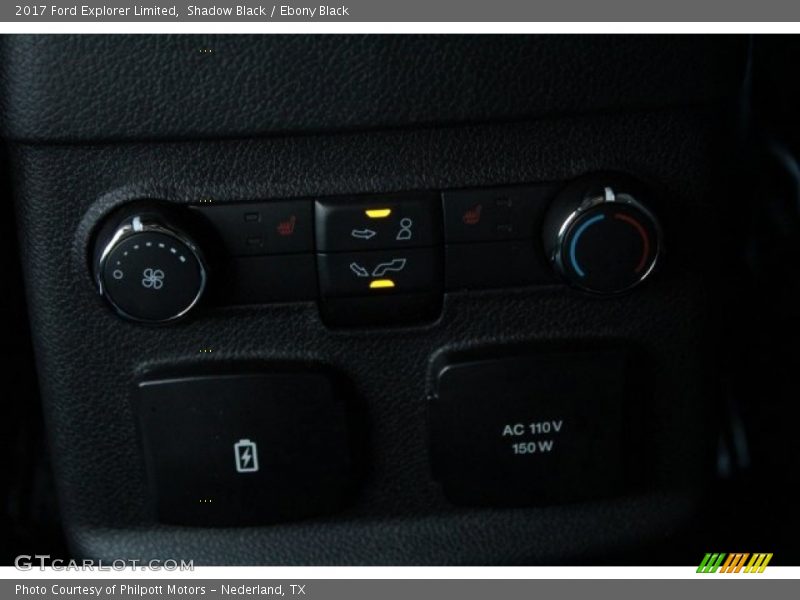Shadow Black / Ebony Black 2017 Ford Explorer Limited