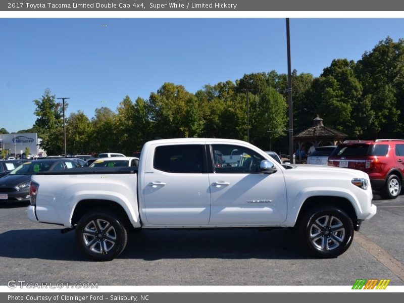Super White / Limited Hickory 2017 Toyota Tacoma Limited Double Cab 4x4