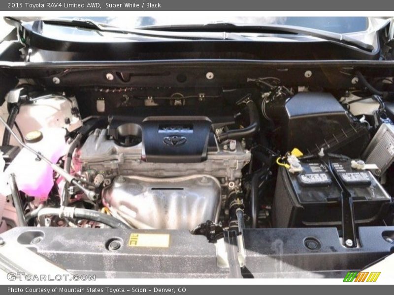 Super White / Black 2015 Toyota RAV4 Limited AWD