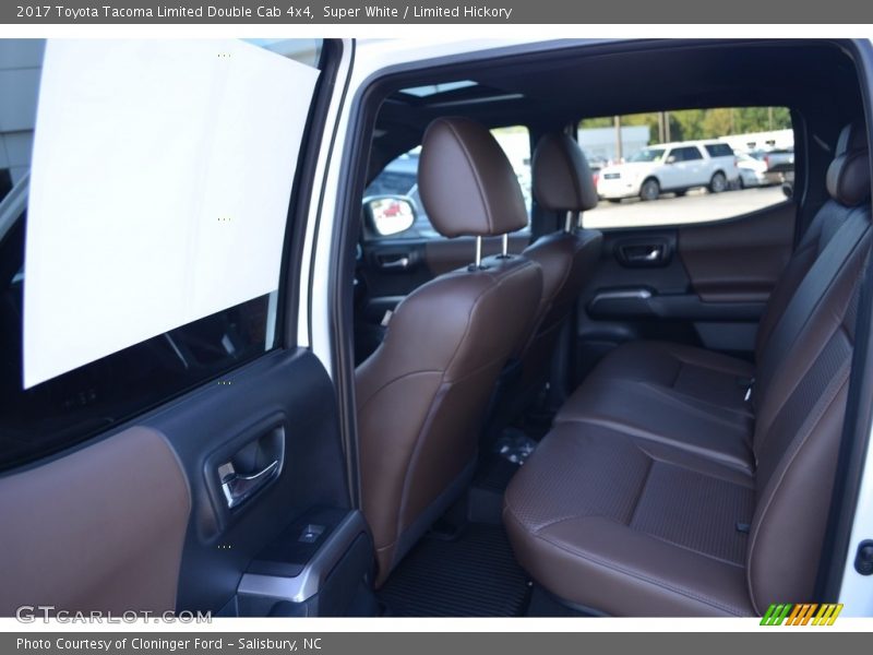 Rear Seat of 2017 Tacoma Limited Double Cab 4x4