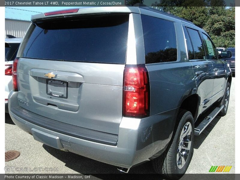 Pepperdust Metallic / Cocoa/Dune 2017 Chevrolet Tahoe LT 4WD