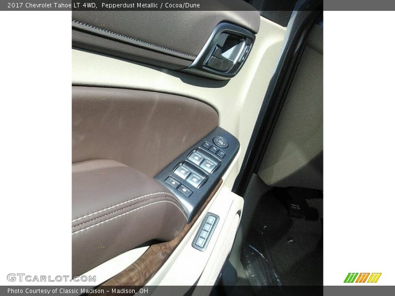 Pepperdust Metallic / Cocoa/Dune 2017 Chevrolet Tahoe LT 4WD