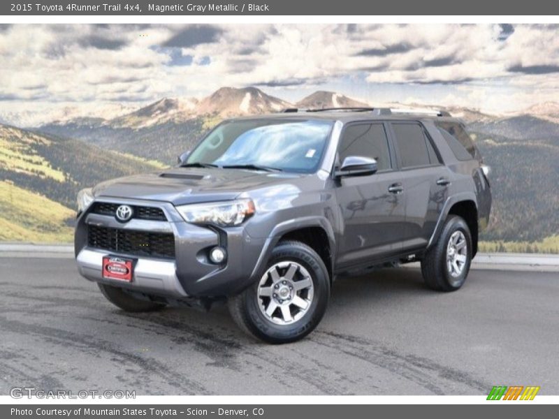 Magnetic Gray Metallic / Black 2015 Toyota 4Runner Trail 4x4