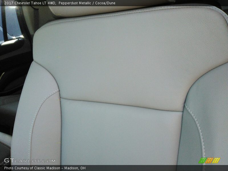 Pepperdust Metallic / Cocoa/Dune 2017 Chevrolet Tahoe LT 4WD