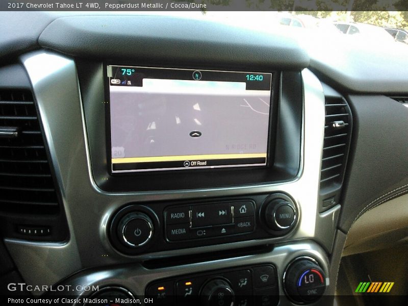 Pepperdust Metallic / Cocoa/Dune 2017 Chevrolet Tahoe LT 4WD
