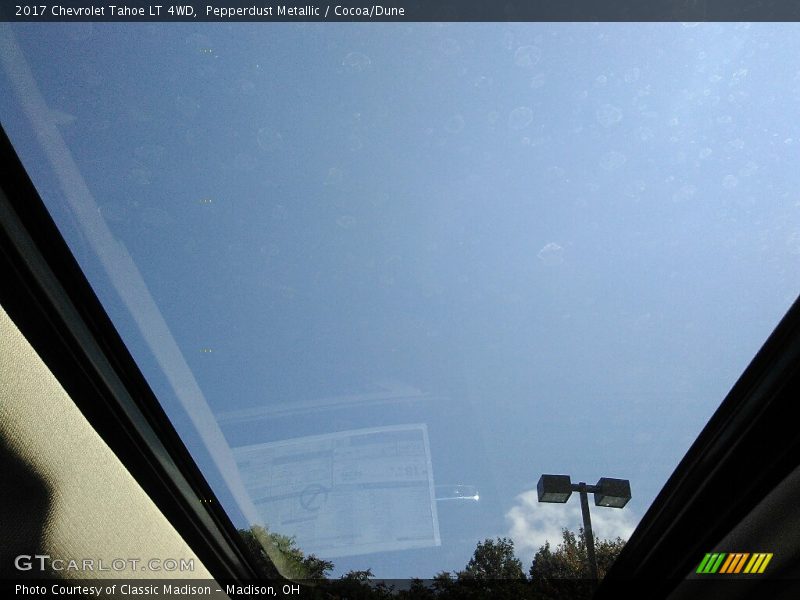 Pepperdust Metallic / Cocoa/Dune 2017 Chevrolet Tahoe LT 4WD