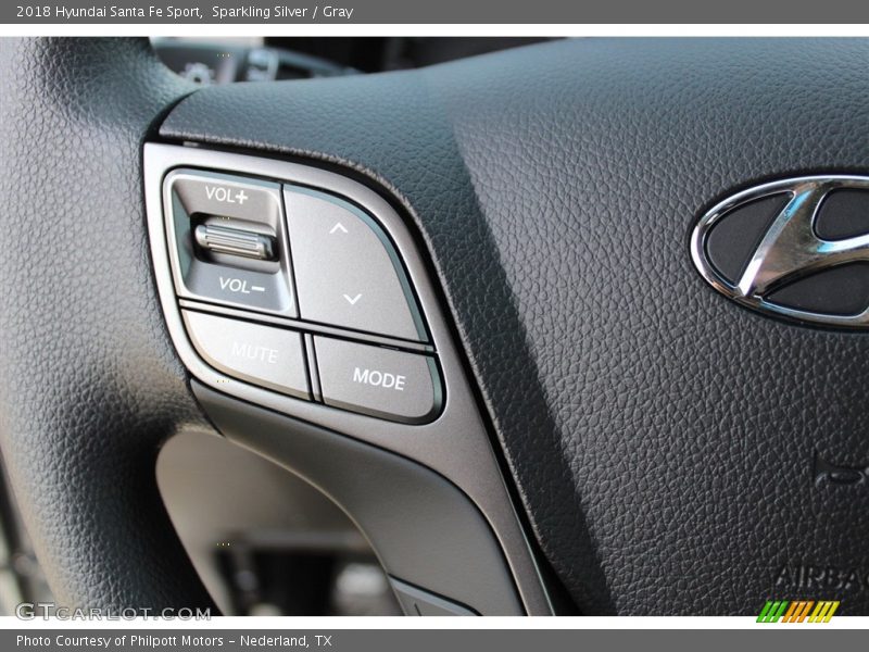 Sparkling Silver / Gray 2018 Hyundai Santa Fe Sport