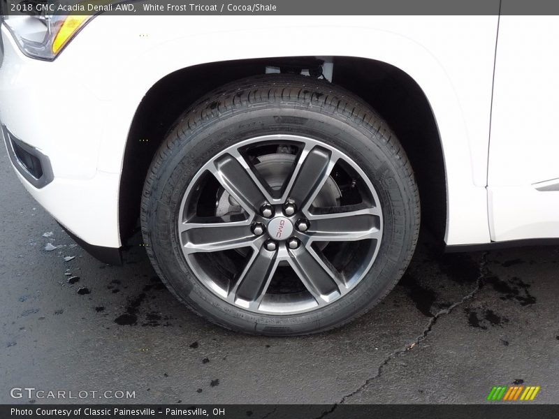 White Frost Tricoat / Cocoa/Shale 2018 GMC Acadia Denali AWD
