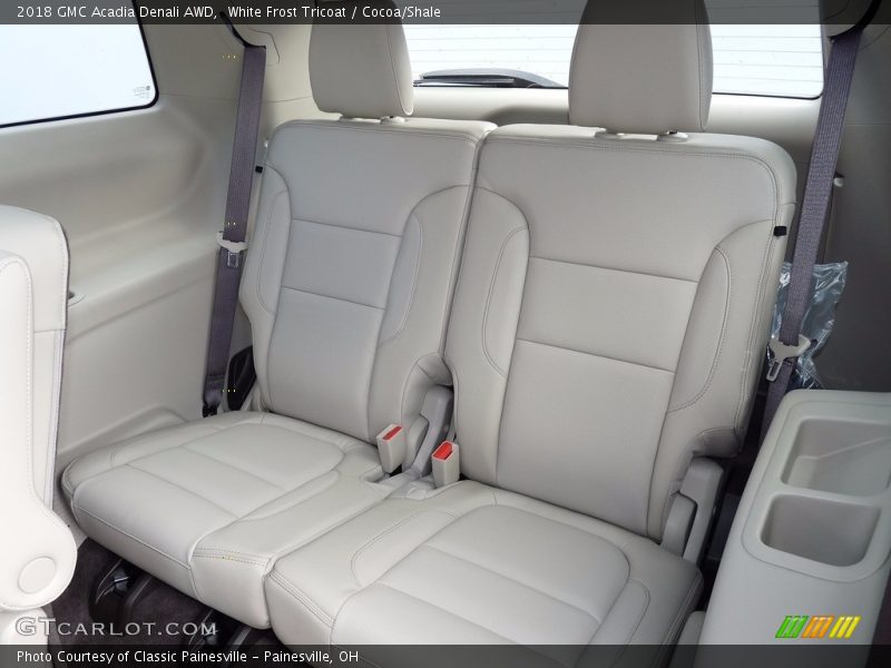 White Frost Tricoat / Cocoa/Shale 2018 GMC Acadia Denali AWD