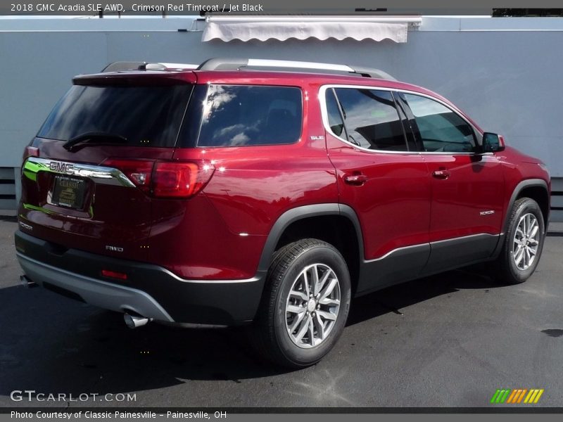 Crimson Red Tintcoat / Jet Black 2018 GMC Acadia SLE AWD