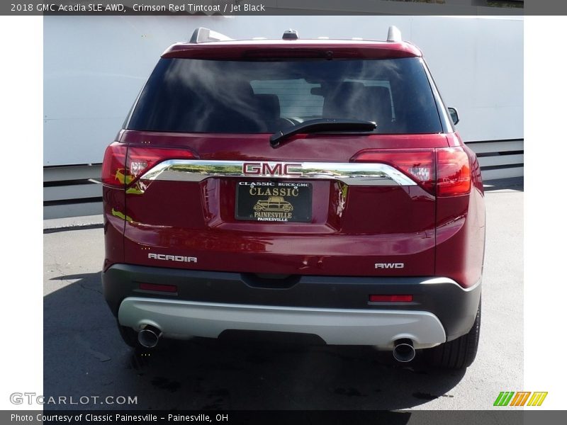 Crimson Red Tintcoat / Jet Black 2018 GMC Acadia SLE AWD