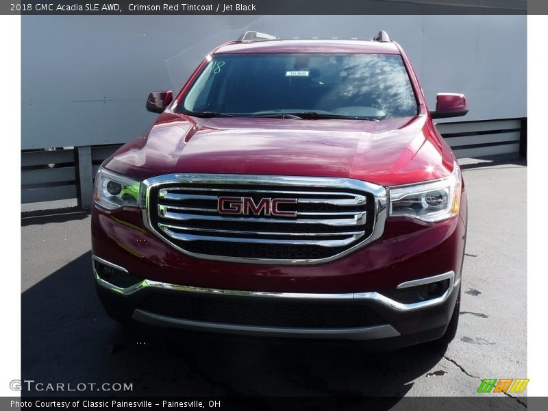 Crimson Red Tintcoat / Jet Black 2018 GMC Acadia SLE AWD