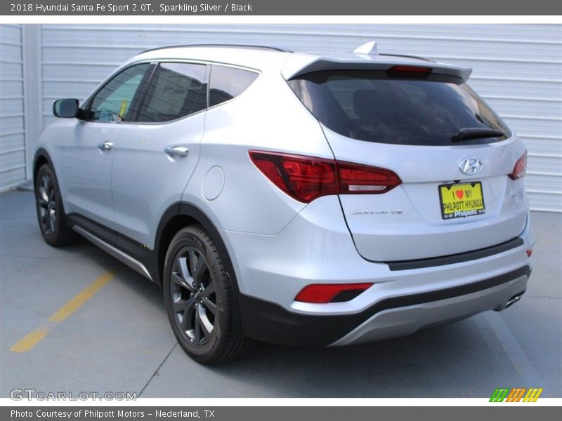 Sparkling Silver / Black 2018 Hyundai Santa Fe Sport 2.0T