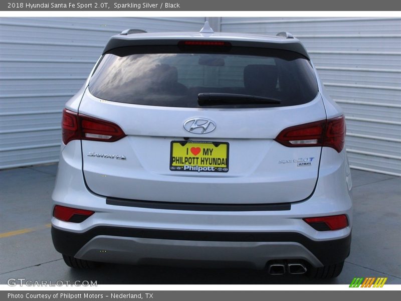 Sparkling Silver / Black 2018 Hyundai Santa Fe Sport 2.0T
