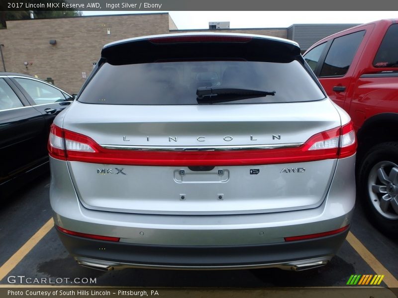 Ingot Silver / Ebony 2017 Lincoln MKX Reserve AWD