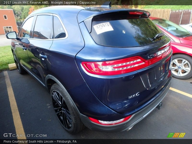 Midnight Sapphire / Cappuccino 2017 Lincoln MKC Reserve AWD