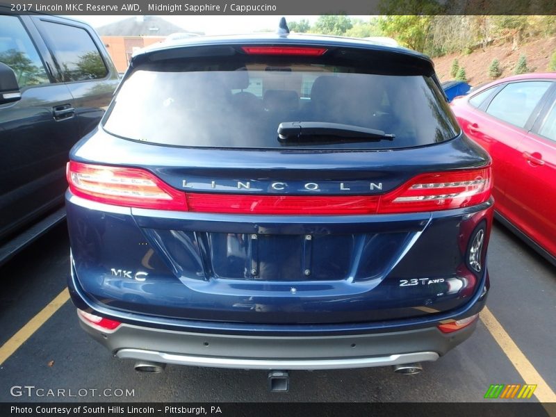 Midnight Sapphire / Cappuccino 2017 Lincoln MKC Reserve AWD