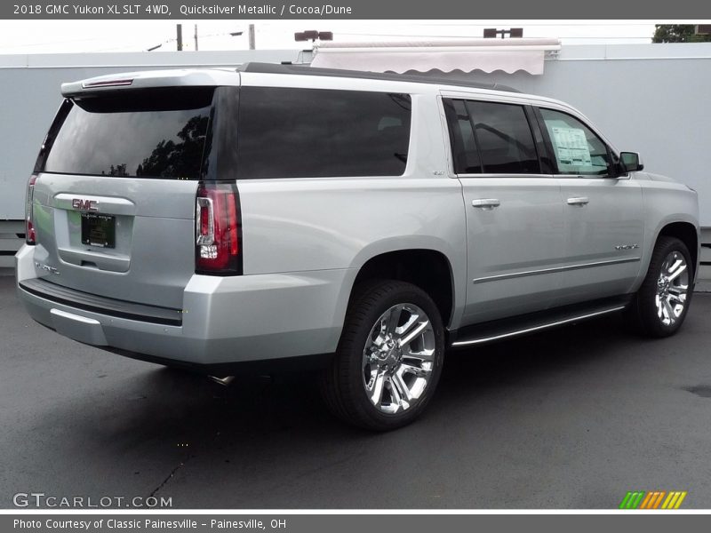 Quicksilver Metallic / Cocoa/Dune 2018 GMC Yukon XL SLT 4WD