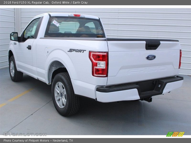 Oxford White / Earth Gray 2018 Ford F150 XL Regular Cab