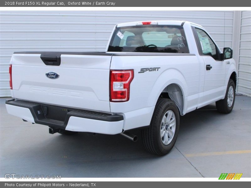 Oxford White / Earth Gray 2018 Ford F150 XL Regular Cab