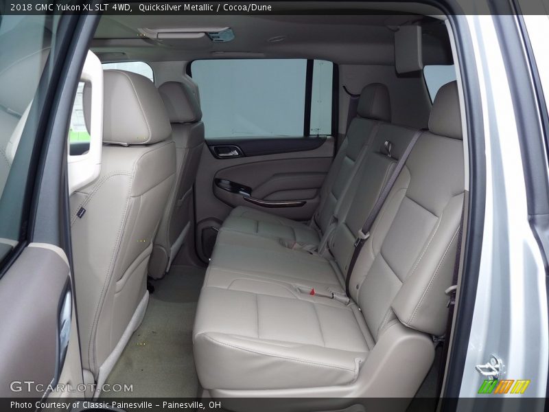 Rear Seat of 2018 Yukon XL SLT 4WD