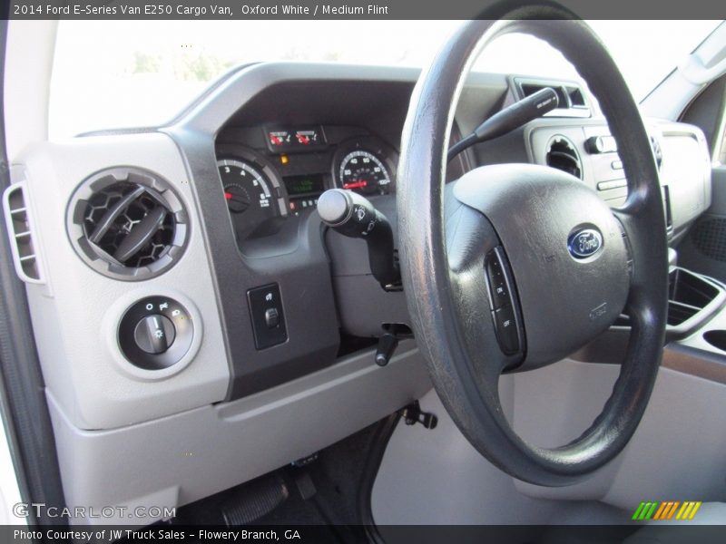 Oxford White / Medium Flint 2014 Ford E-Series Van E250 Cargo Van