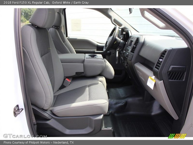Oxford White / Earth Gray 2018 Ford F150 XL Regular Cab