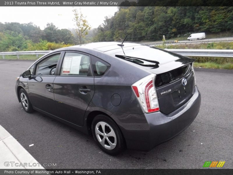 Winter Gray Metallic / Misty Gray 2013 Toyota Prius Three Hybrid