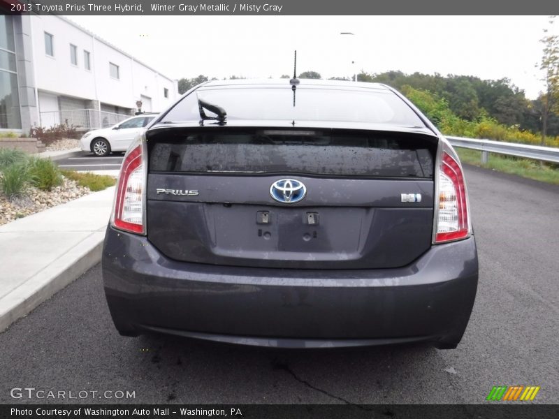 Winter Gray Metallic / Misty Gray 2013 Toyota Prius Three Hybrid