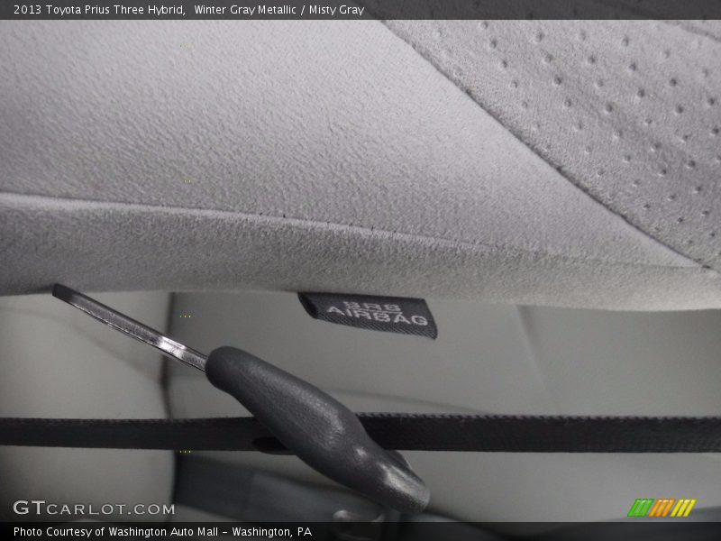 Winter Gray Metallic / Misty Gray 2013 Toyota Prius Three Hybrid