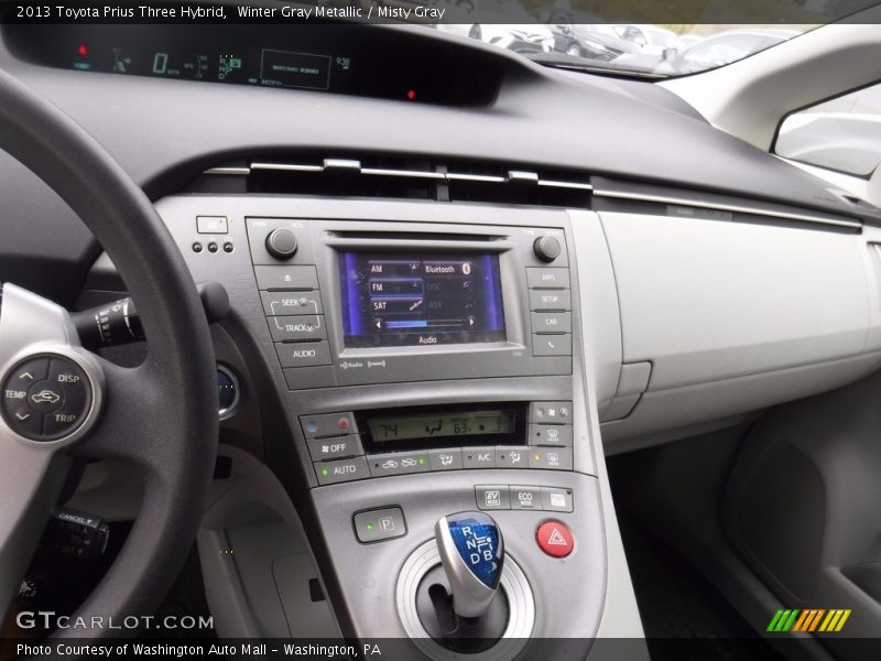 Winter Gray Metallic / Misty Gray 2013 Toyota Prius Three Hybrid